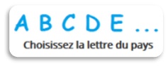 ABCDE... initiale du pays pour voyager avec son animal (chien, chat ou furet)