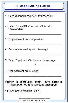 passeport europeen pour chien-chat-furet